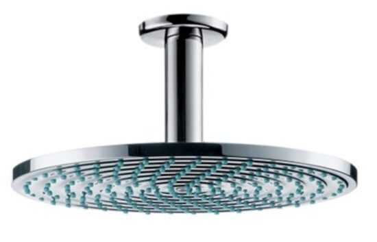Hlavová sprcha Hansgrohe Raindance S strop včetně sprchového ramena chrom 27463000