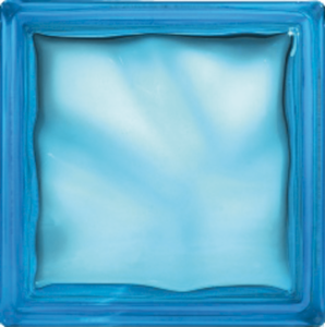 Luxfera Glassblocks azur 19x19x8 cm sklo 1908WAZUR