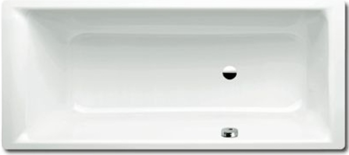 Obdélníková vana Kaldewei Puro 180x80 cm smaltovaná ocel Antislip alpská bílá 256727060001