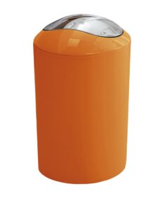 Odpadkový koš volně stojící Kleine Wolke Glossy 5 l oranžová 5063488858