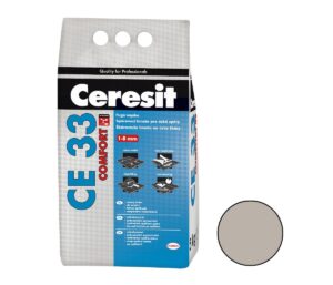 Spárovací hmota Ceresit CE 33 šedá 5 kg CG1 CE33507