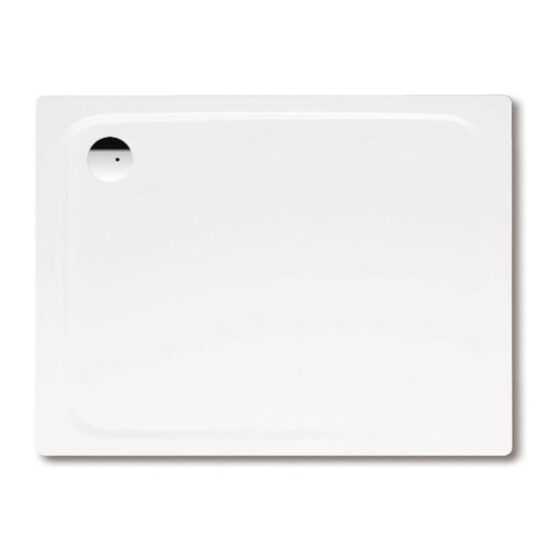 Sprchová vanička obdélníková Kaldewei Superplan 389-5 120x80 cm smaltovaná ocel alpská bílá 447347983001