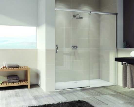 Sprchové dveře 100x200 cm pravá Huppe Aura elegance chrom lesklý 401512.092.322
