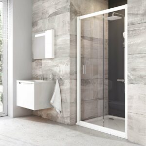 Sprchové dveře 120x190 cm Ravak Blix bílá 0PVG0100Z1