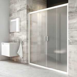 Sprchové dveře 120x190 cm Ravak Blix bílá 0YVG0100ZG