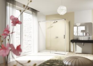 Sprchové dveře 120x200 cm levá Huppe Design Elegance chrom lesklý 8E0114.092.322.730