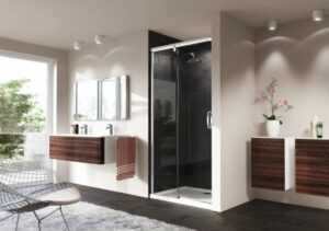 Sprchové dveře 180x190 cm levá Huppe Aura elegance chrom lesklý 401410.092.322