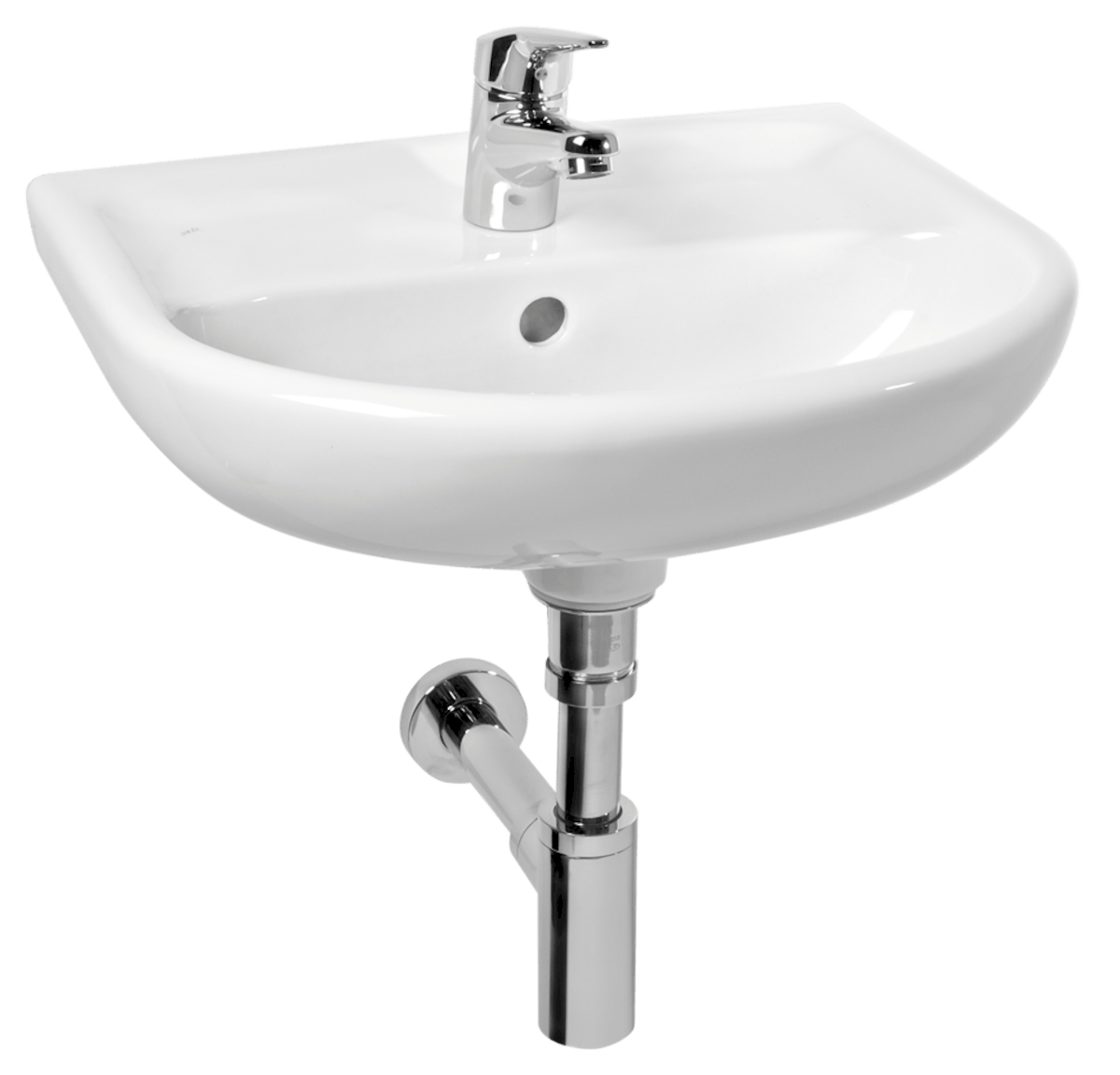 Umyvadlo Jika Lyra plus 60x49 cm otvor pro baterii uprostřed H8143830001041