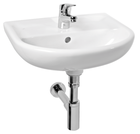 Umyvadlo Jika Lyra plus 65x52 cm otvor pro baterii uprostřed H8143840001041