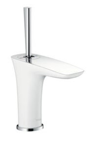 Umyvadlová baterie Hansgrohe PuraVida s clic-clacem bílá/chrom 15075400