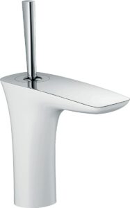 Umyvadlová baterie Hansgrohe PuraVida s výpustí bílá/chrom 15074400