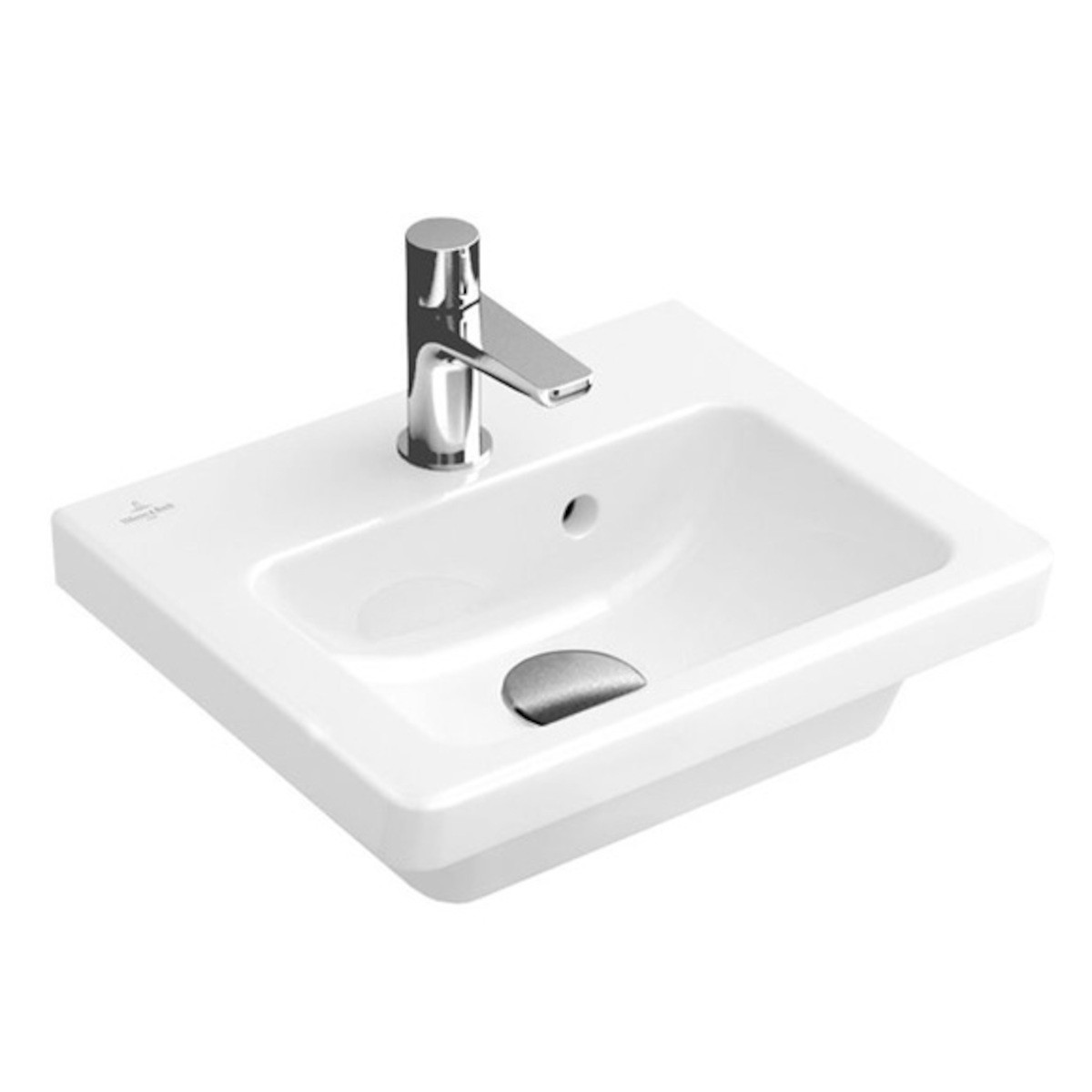 Umývátko Villeroy & Boch Subway 2.0 otvor pro baterii uprostřed 73173701