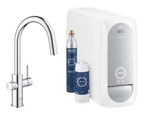 Dřezová baterie Grohe Blue Home s vytahovací sprškou chrom 31541000