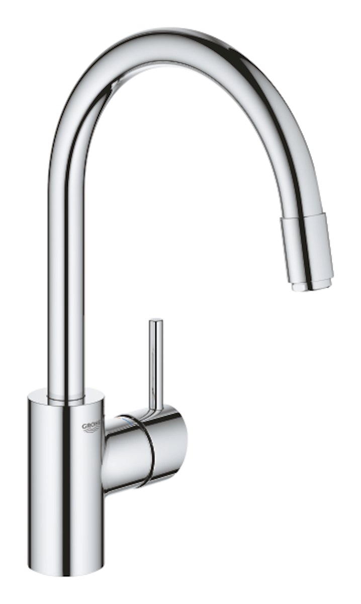 Dřezová baterie Grohe Concetto New s vytahovací sprškou nízkotlaká chrom 31212003