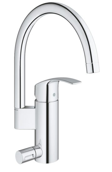 Dřezová baterie Grohe Eurosmart New s výpustí chrom 33490002
