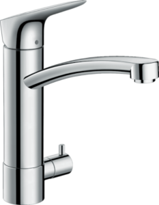 Dřezová baterie Hansgrohe Logis M31 s uzavíracím ventilem chrom 71834000