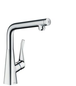 Dřezová baterie Hansgrohe Metris s otočným ramínkem chrom 14785000