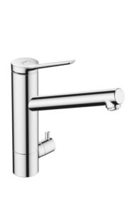 Dřezová baterie Hansgrohe Zesis s uzavíracím ventilem chrom 74807000