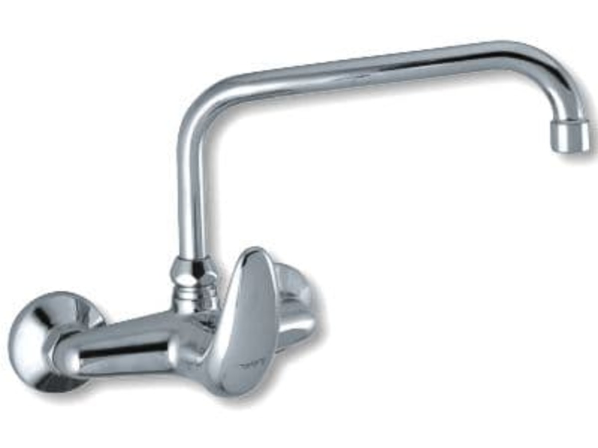 Dřezová baterie Novaservis Metalia 55 s otočným ramínkem 150 mm chrom 55031
