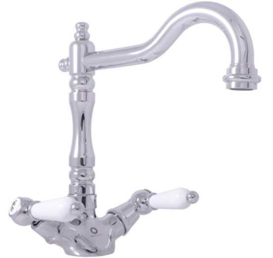 Dřezová baterie RAV SLEZÁK MORAVA s otočným ramínkem chrom MK520.0/8
