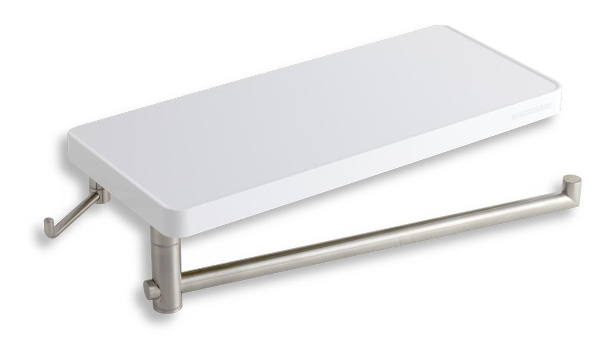 Držák ručníků Novaservis Yacore 31 cm bílá/chrom 65582.1