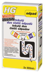 HG Tekutý DUO čistič odpadů 2x500ml HGTDCO