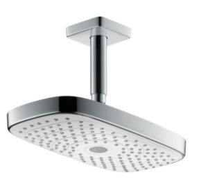 Hlavová sprcha Hansgrohe Raindance Select E strop včetně sprchového ramena bílá/chrom 27384400