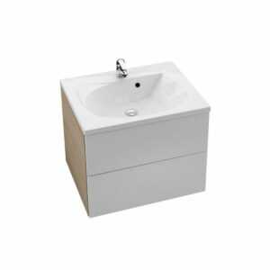 Koupelnová skříňka pod umyvadlo Ravak Rosa 60x49 cm cappuccino/bílá X000000926