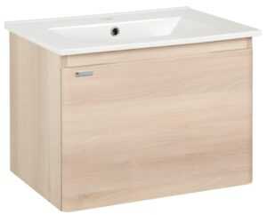 Koupelnová skříňka s umyvadlem Naturel Ancona 60x45x46 cm akácie ANCONA260DV