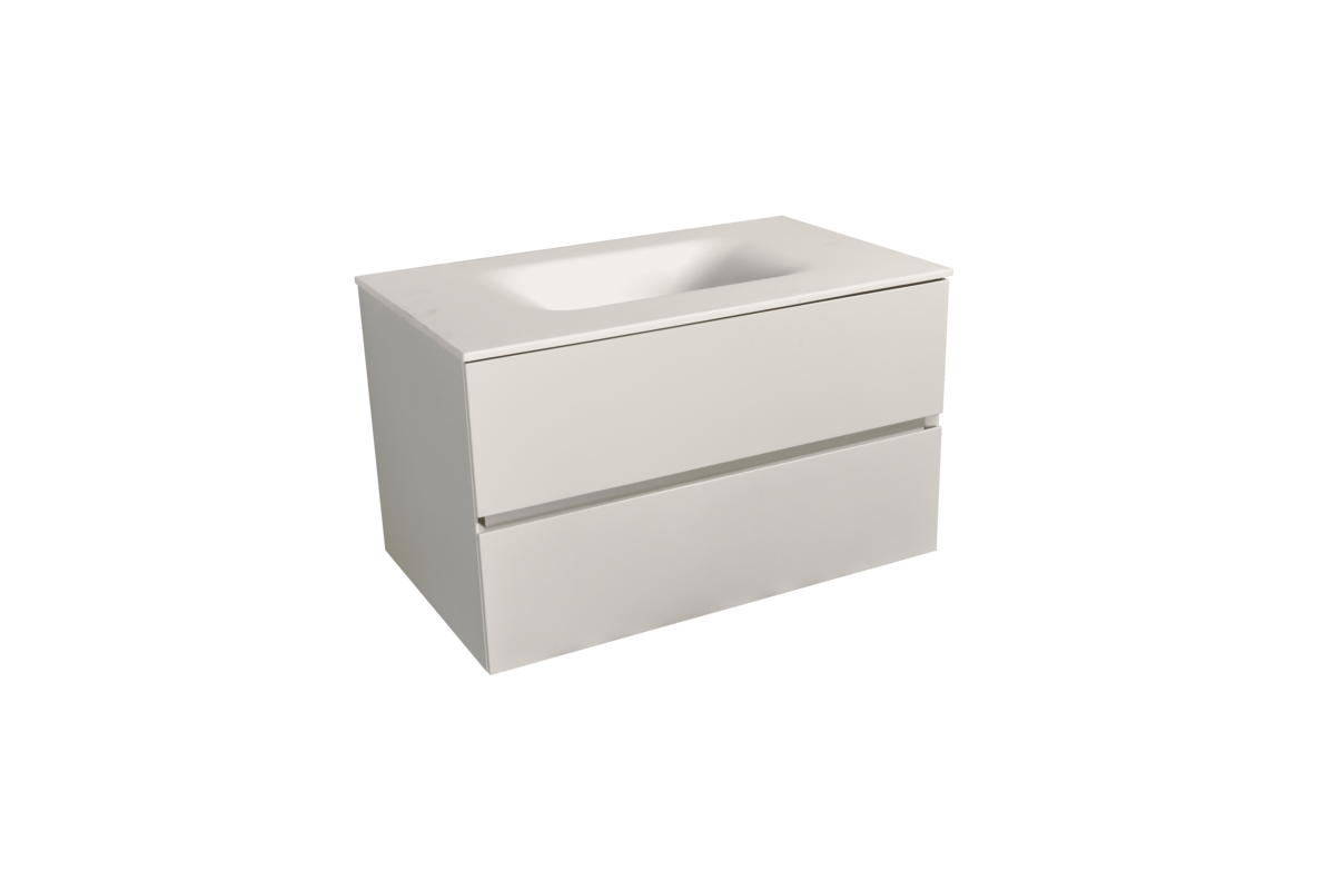 Koupelnová skříňka s umyvadlem bílá mat Naturel Verona 86x51