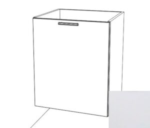 Kuchyňská skříňka dřezová spodní Naturel Gia 60 cm bílá mat BS6072BM