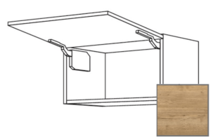 Kuchyňská skříňka horní Naturel Sente24 výklopná 90x72x35 cm dub sierra 405.WK9036N