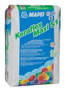 Lepidlo Mapei Keraflex Maxi S1 Low Dust šedá 25 kg C2TE S1 KERAFLEXMAXI