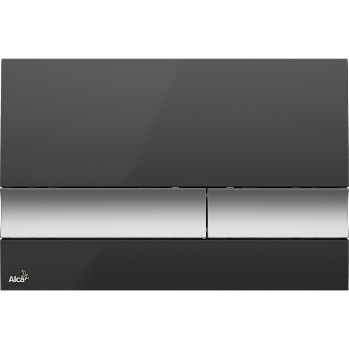 Ovládací tlačítko Alcaplast plast černá mat M1728-2