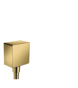 Podomítkový vývod Hansgrohe Fixfit na stěnu se zpětným ventilem leštěný vzhled zlata 26455990