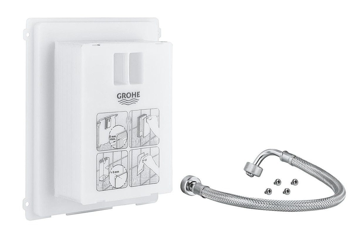 Revizní šachta Grohe RAPID plast chrom lesk 40949000