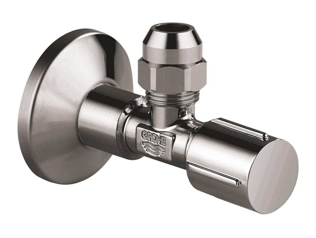 Rohový ventil Grohe 1/2"x3/8" s krytkou Hard Graphite 22039A00