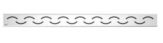 Rošt Alcaplast 75 cm nerez lesk obloučky SMILE-750L