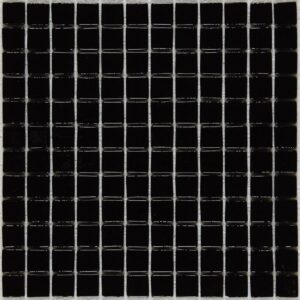 Skleněná mozaika Mosavit Monocolores negro 30x30 cm lesk MC901
