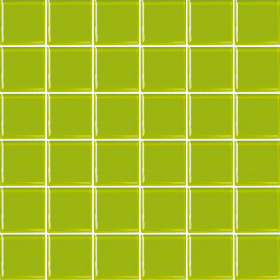 Skleněná mozaika Premium Mosaic zelená 31x31 cm lesk MOS50PI