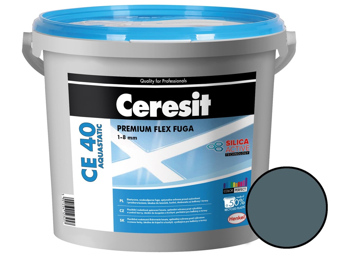 Spárovací hmota Ceresit CE40 5 kg iron grey (CG2WA) CE405111