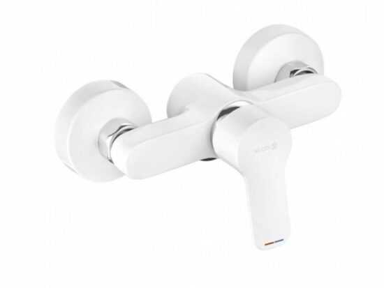 Sprchová baterie Kludi Pure&Easy 150 mm bílá/chrom 378419165