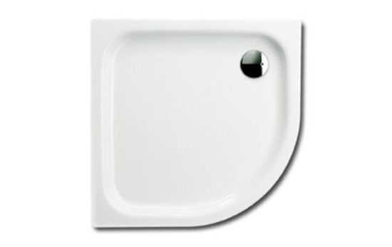 Sprchová vanička čtvrtkruhová Kaldewei Zirkon 502-1 75x90 cm smaltovaná ocel alpská bílá 455600010001