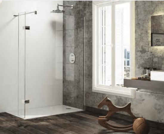 Sprchová zástěna walk-in 120x200 cm pravá Huppe Solva pure chrom lesklý ST3704.092.322