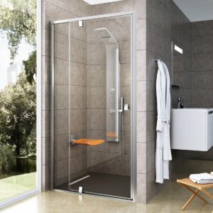 Sprchové dveře 100x190 cm Ravak Pivot chrom matný 03GA0U00Z1