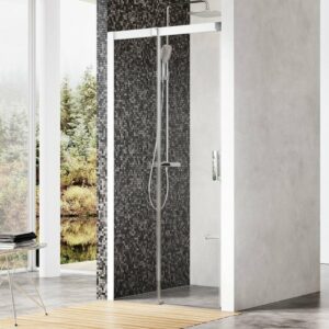 Sprchové dveře 100x195 cm levá Ravak Matrix bílá 0WLA0100Z1