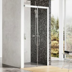 Sprchové dveře 100x195 cm pravá Ravak Matrix bílá 0WPA0100Z1