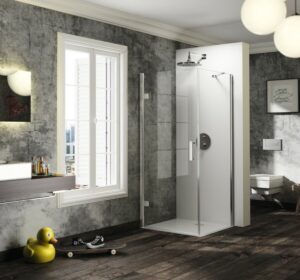Sprchové dveře 100x200 cm levá Huppe Solva pure chrom lesklý ST2508.092.322