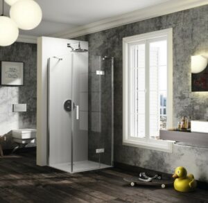 Sprchové dveře 100x200 cm pravá Huppe Solva pure chrom lesklý ST0709.092.322