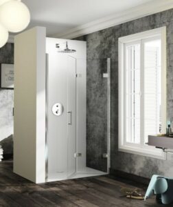 Sprchové dveře 100x200 cm pravá Huppe Solva pure chrom lesklý ST4405.092.322